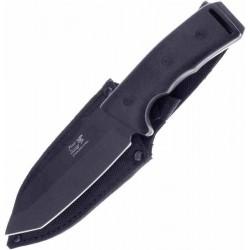 F18325 Couteau De Combat Frost Cutlery Special Defense Tanto Lame Acier Inox Manche Bois Etui Nylon - Livraison Gratuite