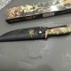 F18433CA Lot de 3 Couteau Frost Cutlery Jungle Fever II Bowie Lame Acier Inox Manche Camo Etui Nylon - Livraison Gratuite