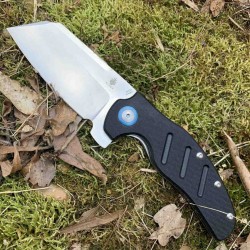 Couteau Kizer Sheepdog XL C01C Black Lame Acier 154CM Manche G10 Bearings Clip KIV5488C1 - Livraison Gratuite