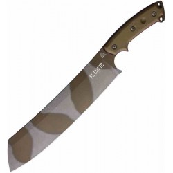 Machette TOPS El Chete Midnight Bronze Camo Lame Acier 1095 Manche Micarta Etui Kydex USA TPELCH03CAMO - Livraison Gratuite