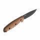 Couteau Cold Steel Republic Survival Lame Acier CPM-S35VN Manche Micarta Etui Cuir Made USA CSFX50FLD - Livraison Gratuite