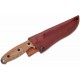 Couteau Cold Steel Republic Survival Lame Acier CPM-S35VN Manche Micarta Etui Cuir Made USA CSFX50FLD - Livraison Gratuite