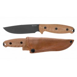 Couteau Cold Steel Republic Survival Lame Acier CPM-S35VN Manche Micarta Etui Cuir Made USA CSFX50FLD - Livraison Gratuite