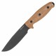 Couteau Cold Steel Republic Survival Lame Acier CPM-S35VN Manche Micarta Etui Cuir Made USA CSFX50FLD - Livraison Gratuite