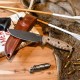 Couteau Cold Steel Republic Survival Lame Acier CPM-S35VN Manche Micarta Etui Cuir Made USA CSFX50FLD - Livraison Gratuite