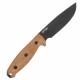 Couteau Cold Steel Republic Survival Lame Acier CPM-S35VN Manche Micarta Etui Cuir Made USA CSFX50FLD - Livraison Gratuite