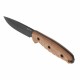 Couteau Cold Steel Republic Survival Lame Acier CPM-S35VN Manche Micarta Etui Cuir Made USA CSFX50FLD - Livraison Gratuite