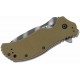 Couteau Zero Tolerance A/O Tiger Lame Acier MagnaCut Manche G10 OD Green Linerlock Clip USA ZT0350OLTS - Livraison Gratuite