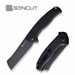 Couteau Sencut Traxler Black Manche G10 Lame Acier 9Cr18MoV Blackwash IKBS Linerlock Clip S20057C1 - Livraison Gratuite