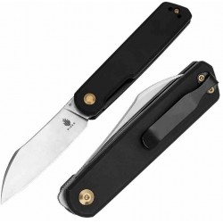 Couteau Kizer Cutlery Klipper Black Lame Acier CPM-3V Manche Aluminium IKBS Linerlock Clip KIV3580C1 - Livraison Gratuite