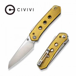 Couteau CIVIVI Vision FG Ultem Lame Nitro-V Satin Reverse Tanto Manche Polished Ultem IKBS Clip CIVC220365 - Livraison Gratuite