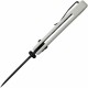 Couteau Vosteed Raccoon White Lame Acier Sandvik 14C28N Blackwash Manche G10 IKBS Clip VOSRCCBVPGW - Livraison Gratuite