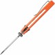 Couteau Vosteed Raccoon Orange Lame Acier Sandvik 14C28N Satin Manche G10 IKBS Clip VOSRCCBVTGO - Livraison Gratuite