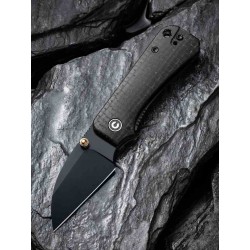 Couteau Civivi Baby Banter Wharncliffe Lame Acier Nitro-V Black Manche Black Micarta IKBS Clip CIVC19068SC1 - Livraison Gratuite