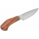 Couteau LionSteel Willy Santos Wood Lame Acier M390 Manche Santos Wood Etui Cuir Italy LSTWL1ST - Livraison Gratuite