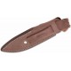 Couteau LionSteel Willy Santos Wood Lame Acier M390 Manche Santos Wood Etui Cuir Italy LSTWL1ST - Livraison Gratuite