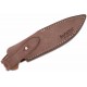 Couteau LionSteel Willy Santos Wood Lame Acier M390 Manche Santos Wood Etui Cuir Italy LSTWL1ST - Livraison Gratuite
