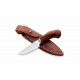 Couteau LionSteel Willy Santos Wood Lame Acier M390 Manche Santos Wood Etui Cuir Italy LSTWL1ST - Livraison Gratuite