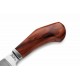 Couteau LionSteel Willy Santos Wood Lame Acier M390 Manche Santos Wood Etui Cuir Italy LSTWL1ST - Livraison Gratuite