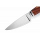 Couteau LionSteel Willy Santos Wood Lame Acier M390 Manche Santos Wood Etui Cuir Italy LSTWL1ST - Livraison Gratuite