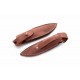Couteau LionSteel Willy Santos Wood Lame Acier M390 Manche Santos Wood Etui Cuir Italy LSTWL1ST - Livraison Gratuite