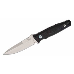  Couteau MKM TPF Defense Black Manche G10 Lame Acier CPM-MagnaCut Etui Cuir Made Italy MKMTPFDGBK - Livraison Gratuite