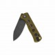 Couteau QSP Canary Ultem Folder Lame Acier 14C28N Blackwash Manche Ultem IKBS Linerlock Clip QS150J2 - Livraison Gratuite