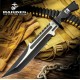 Couteau United Cutlery USMC Operation Mako Lame Tanto Acier Inox Manche TPU Etui Nylon UC3372 - Livraison Gratuite