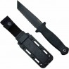 Couteau Demko Armiger 4 Lame Acier 80CrV2 Tanto Serrated Manche Polymère Etui Kydex DEM09651 - Livraison Gratuite