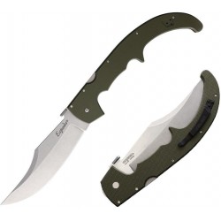 Couteau Cold Steel Espada XL Lame Acier AUS-10 Stonewashed Manche OD Green G10 G-10 Lockback CS62MGCODSW - Livraison Gratuite