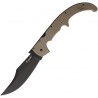 Couteau Cold Steel Espada XL Lame Acier AUS-10 Black Manche Dark Earth G-10 Lockback CS62MGCDEBK - Livraison Gratuite