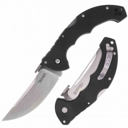 Couteau Cold Steel Talwar Tri-Ad Lock Lame Acier S35VN Trailing Point Manche G10 Clip CS21TTL - Livraison Gratuite