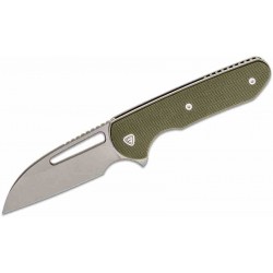 Couteau Ferrum Forge Prolix Green Manche G10 Lame Acier Nitro-V SW Sheepsfoot Liner Lock Clip FF006G - Livraison Gratuite