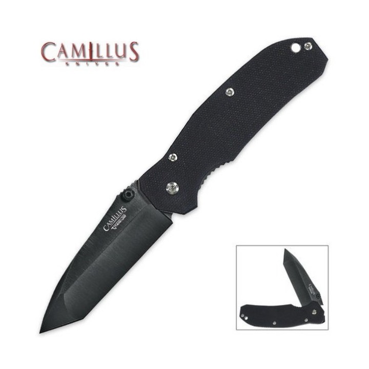 Couteau 6.75 Ti Folding Knife Lame Acier VG-10 Titane Manche G-10 CM18673 - Livraison Gratuite
