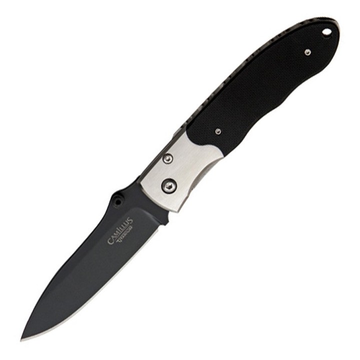 Couteau Camillus 6.75 Ti Folding Lame Acier VG-10 Titane Manche G-10 CM18671 - Livraison Gratuite