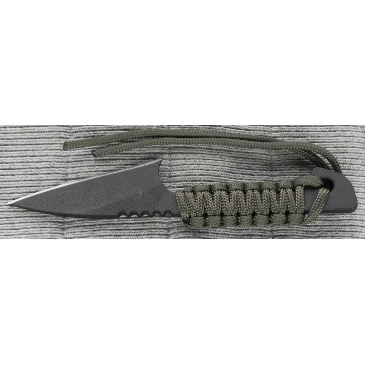 Couteau Tops Mini Hoffman Harpoon Acier Carbone 1095 Manche Paracorde Etui Cuir Made In USA TPHOFHARMINI - Livraison Gratuite