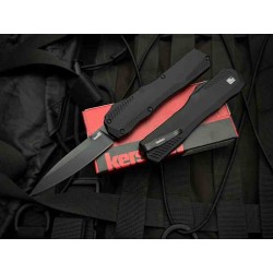 Couteau Kershaw Livewire OTF AUTO Black Lame Acier CPM-MagnaCut Manche Aluminum Clip USA KS9000BLK - Livraison Gratuite