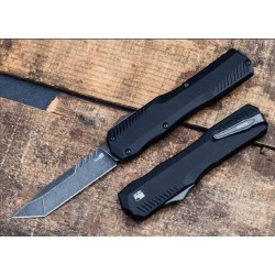 Couteau Kershaw Auto Livewire OTF Tanto Lame Acier CPM-MagnaCut BLK Manche Alu Clip USA KS9000T - Livraison Gratuite