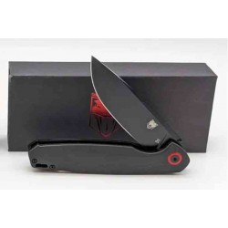 Couteau CobraTec Knives Rath Black Manche G10 Lame Acier D2 Linerlock Clip CBTRATHBLK - Livraison Gratuite