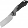 Couteau Automatique Kershaw Launch 14 Lame Acier CPM-154 Cleaver Manche Gray Alu/FCarbone Clip USA KS7850 - Livraison Gratuite