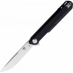 Couteau CobraTec Knives Monarch Black Manche G10 Lame Acier D2 Linerlock Clip CBTMONBLK - Livraison Gratuite