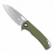 Couteau Cobratec Wolverine Green Manche G10 Lame Acier D2 IKBS Linerlock Clip CBTWLVRNGN - Livraison Gratuite