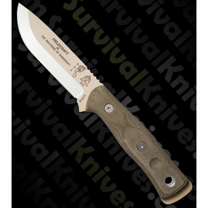 Couteau de Survie Tops B.O.B. Hunter Brothers of Bushcraft Acier 1095 Made In USA Manche Micarta TPBROSTAN - Livraison Gratuite