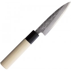 Couteau de Cuisine Japonais Mikihisa 105mm Manche Bois Lame Acier White steel 2 Made Japan MIKA028 - Livraison Gratuite