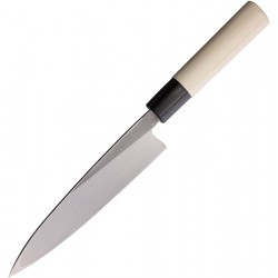 Couteau de Cuisine Japonais Mikihisa 150mm Manche Bois Lame Acier White steel 2 Made Japan MIKA030 - Livraison Gratuite