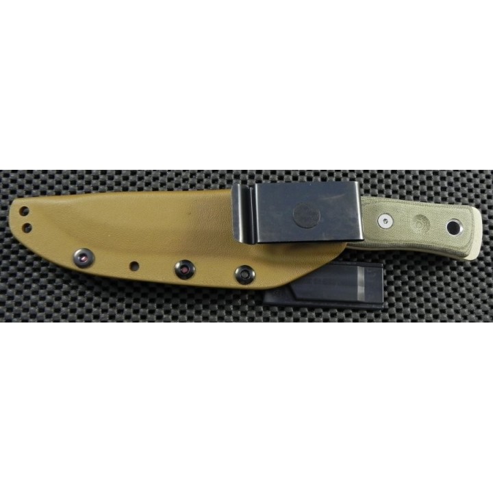 Couteau de Survie Tops B.O.B. Hunter Brothers of Bushcraft Acier 1095 Made In USA Manche Micarta TPBROSTAN - Livraison Gratuite