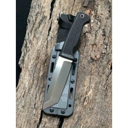 Couteau Demko FREEREIGN Tanto Lame Acier AUS-10A Satin Manche TPE Etui Kydex DEM09620 - Livraison Gratuite