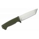 Couteau Demko FREEREIGN Tanto Green Lame Acier AUS-10A Satin Manche TPE Etui Kydex DEM09621 - Livraison Gratuite