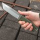 Couteau Demko FREEREIGN Tanto Green Lame Acier AUS-10A Satin Manche TPE Etui Kydex DEM09621 - Livraison Gratuite