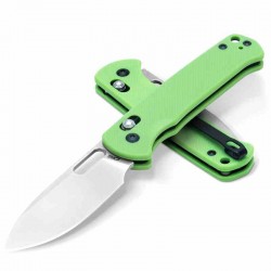 Couteau CJRB Hectare Green Lame Acier AR-RPM9 Sand Polish Manche G10 Crossbar IKBS Clip J1935GN - Livraison Gratuite